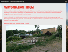 Tablet Screenshot of halmstadhus.se